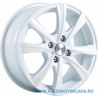 СКАД Мальта 6x15/4x100 D54,1 ЕТ45 Белый в г. Стерлитамак.